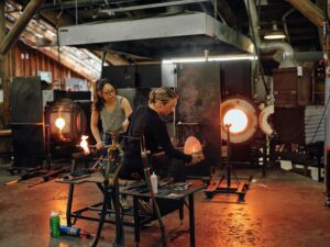 Pilchuck Glass School is where the glass world comes together. Photo courtesy of Pilchuck Glass School