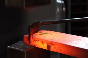 Power Hammer Hack Being Used. Center for Metal Arts