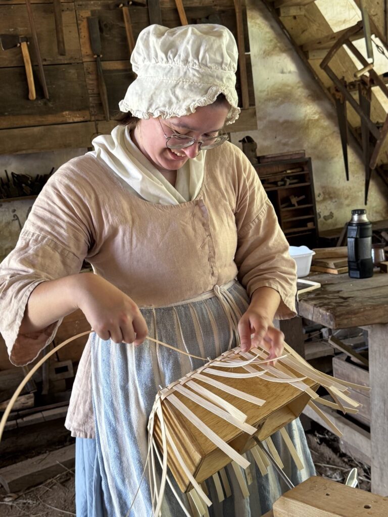 Basketmaking workshop. Karen Wychock