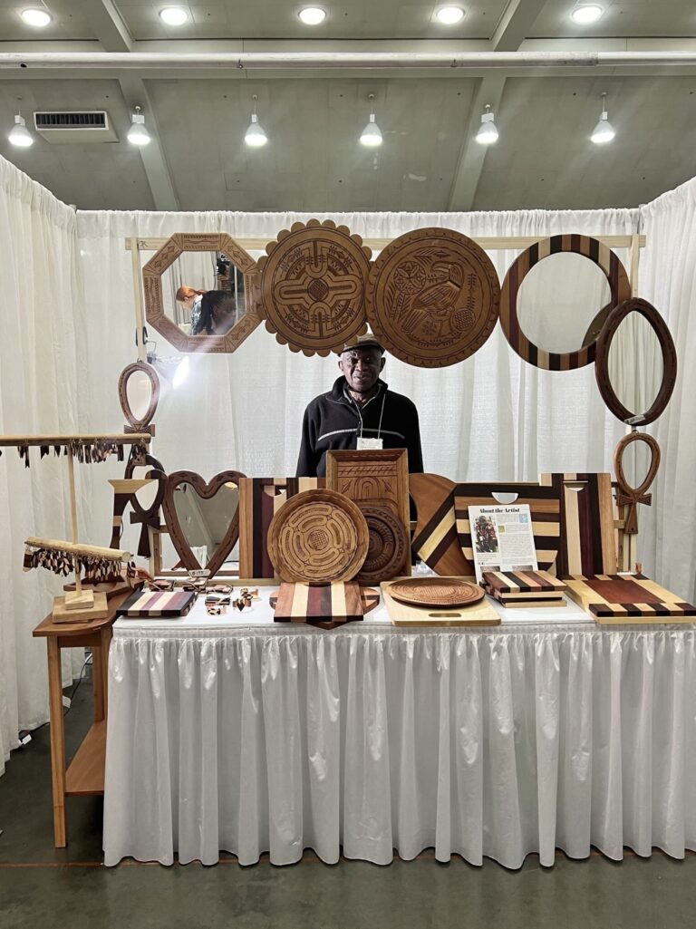 Adiante Franzoon at the American Craft Council Show in Baltimore 2025. Photo by Diana Baird N'Diaye