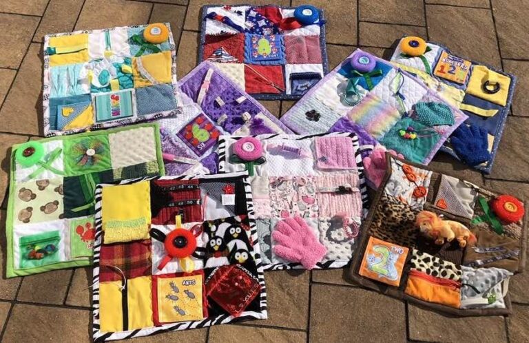 “Fidget Quilts” for dementia patients and children with learning disabilities. Jane Pszczolkowski