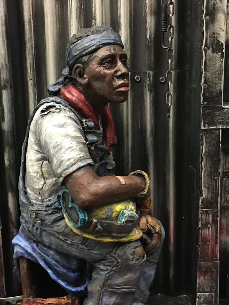 detail from "When the Machine Stops" by Kyle & Kelly Phelps. Kyle & Kelly Phelps