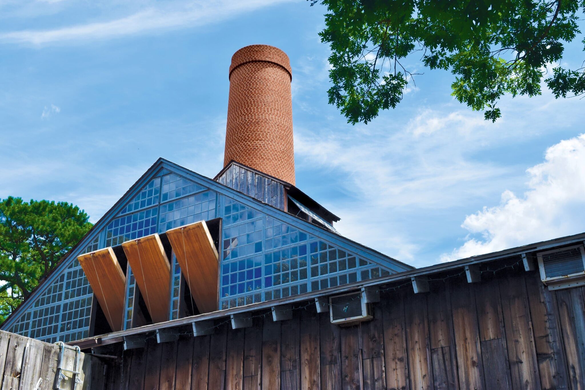 Furnace Stack at WheatonArts in Millville, NJ. Photo by WheatonArts Furnace Stack at WheatonArts in Millville, NJ. Photo by WheatonArts