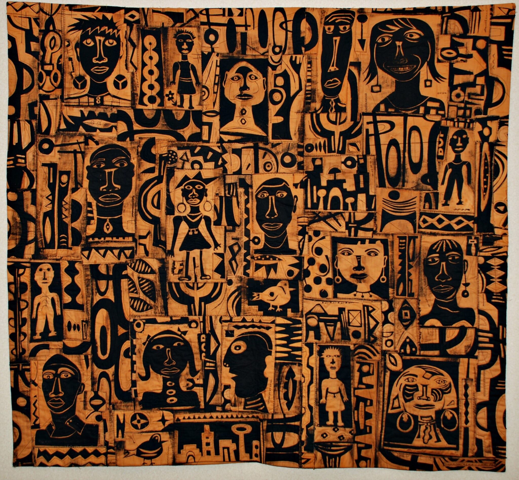 "NAACP", art quilt by Sharon Kerry Harlan. Photo by Jay Yocis