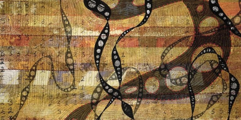 detail, Organic Forms #2, by Russ Little. photo by the artist