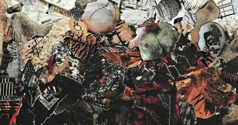 detail, Midden 2 by Deborah Weir. photo by the artist