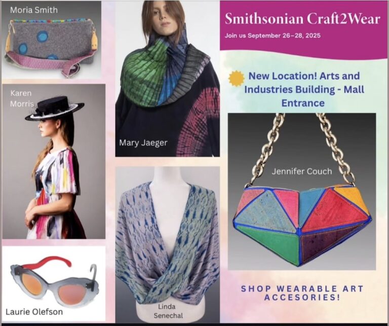 The annual Craft2Wear Fall Craft Show features wearable art and accessories. Smithsonian Women’s Committee The annual Craft2Wear Fall Craft Show features wearable art and accessories. Smithsonian Women’s Committee