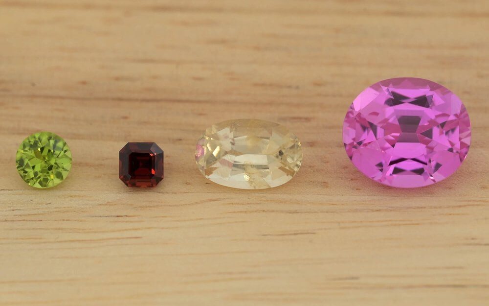 Faceted stones. Justin K Prim