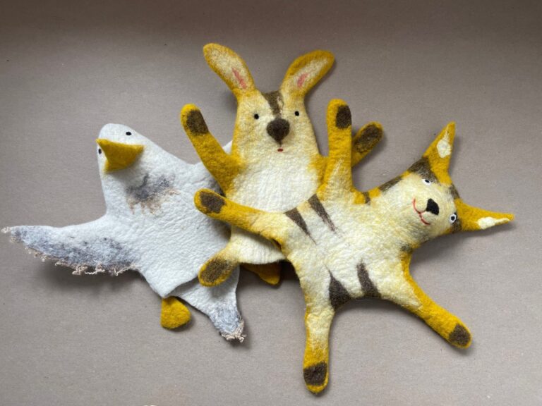 Wet Felted Puppets at American Swedish Institute. American Swedish Institute
