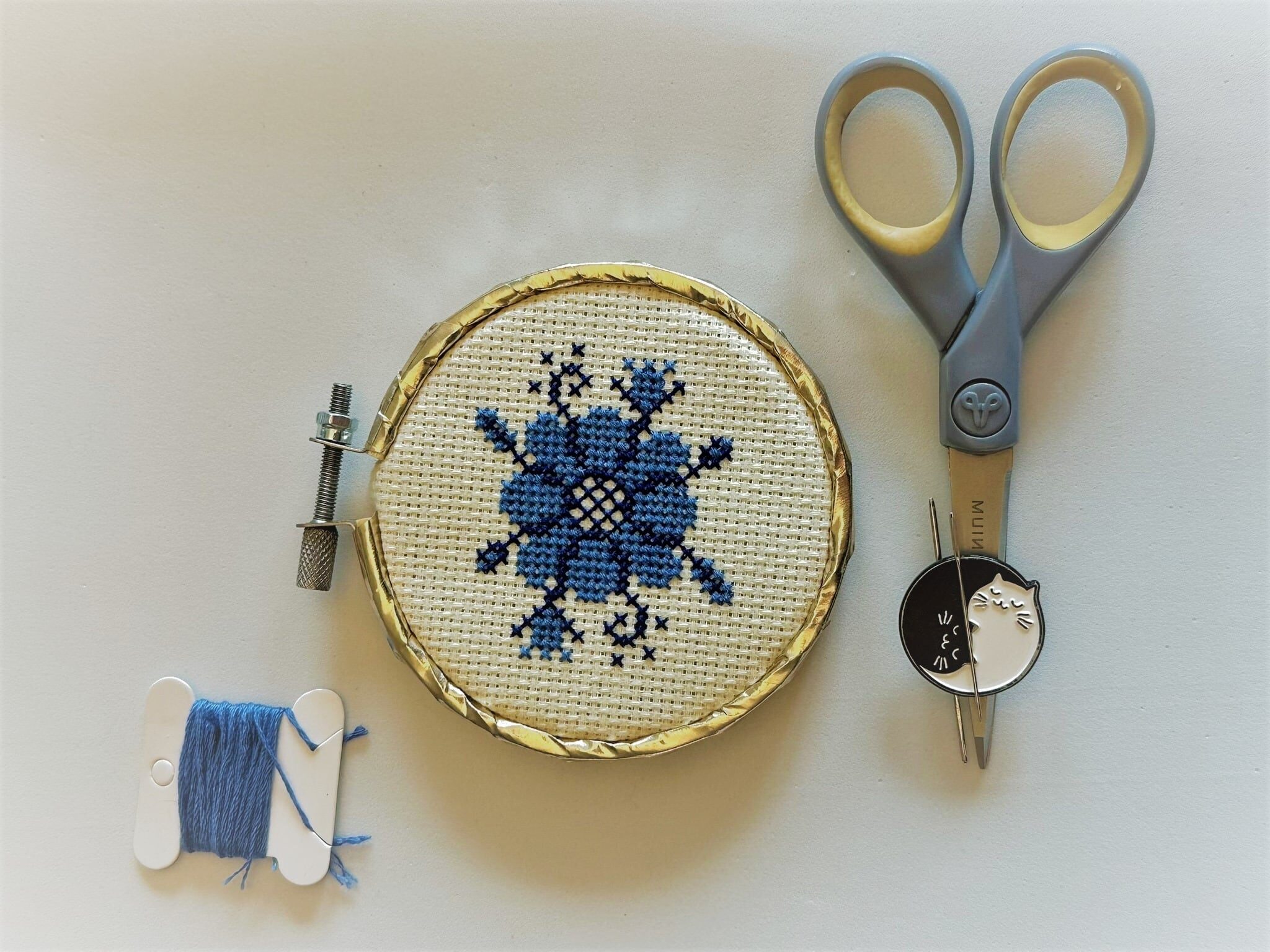 Florals Cross Stitch with Cami Andersen. American Swedish Institute