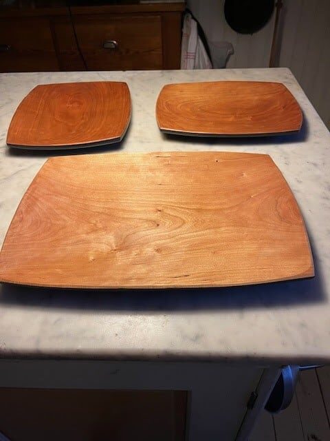 Handmade plates and trays. American Swedish Institute