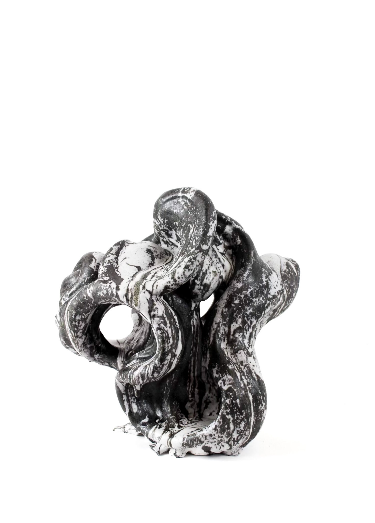 Bianca MacPherson, Integration I, 2025 Ceramic, Glaze, 14 x 11 x 22 inches. Courtesy of the artist