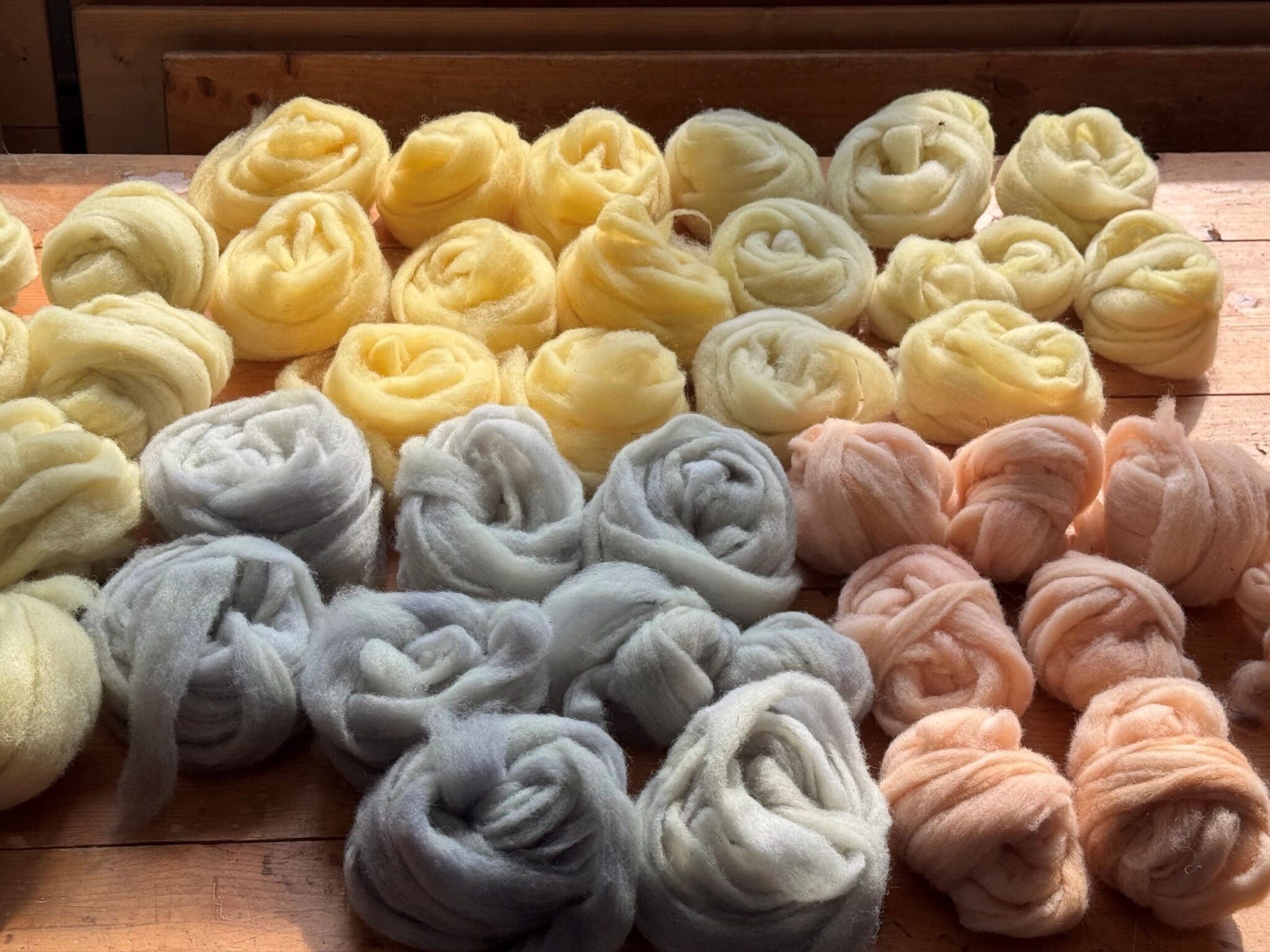 Fabric dyed with natural dyes. American Swedish Institute