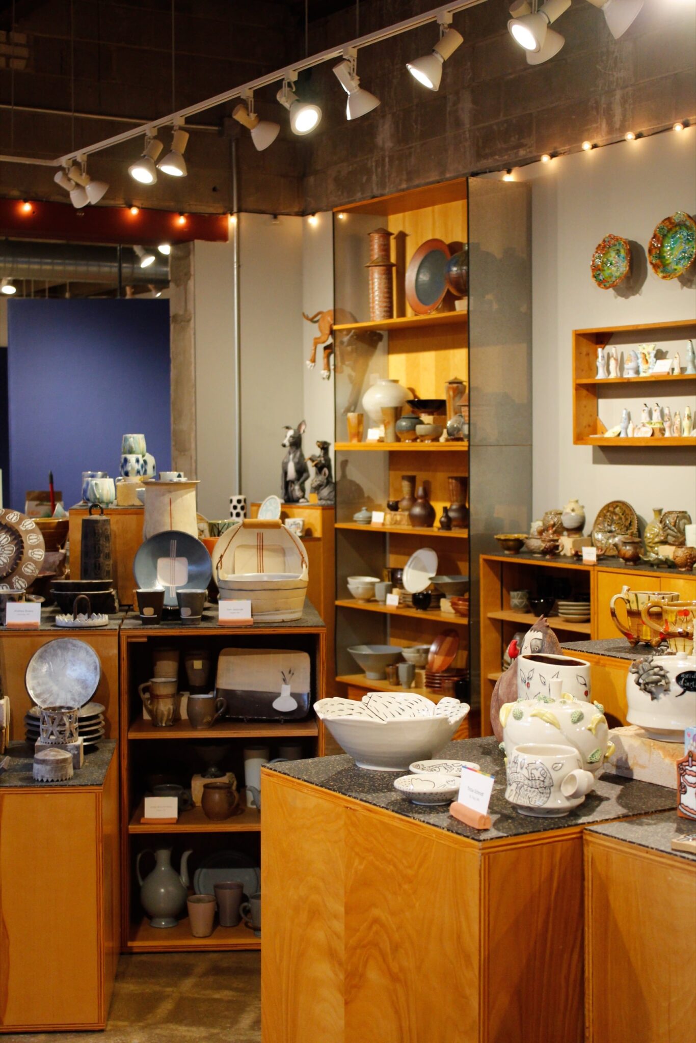 Northern Clay Center galleries. Northern Clay Center