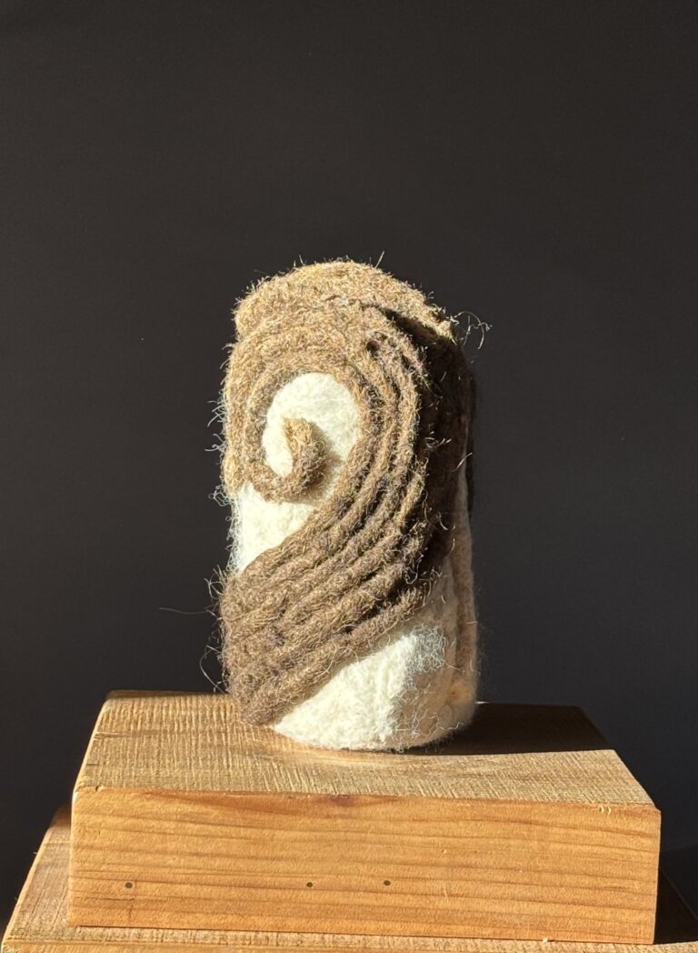 Sculptural Wool Vessel. Rhi Burmeister