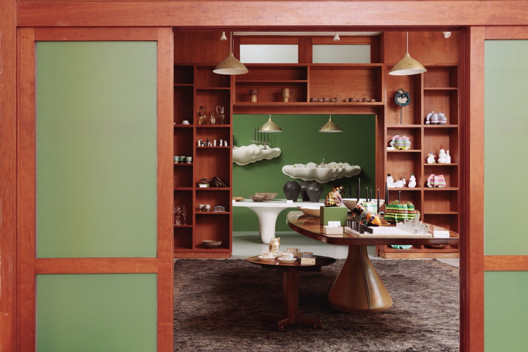 Installation Shot of ABASK x R & Company, 82 Franklin Street. Photograph by Logan Jackson, Courtesy of R & Company