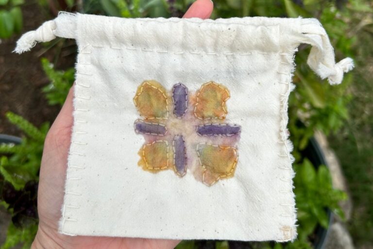 Hand-Stitched Sachet by Hadley Clark. Image Provided by Hadley Clark