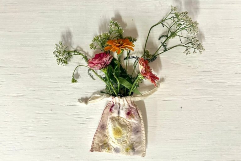 Hand-Stitched Sachet by Hadley Clark. Image Provided by Hadley Clark