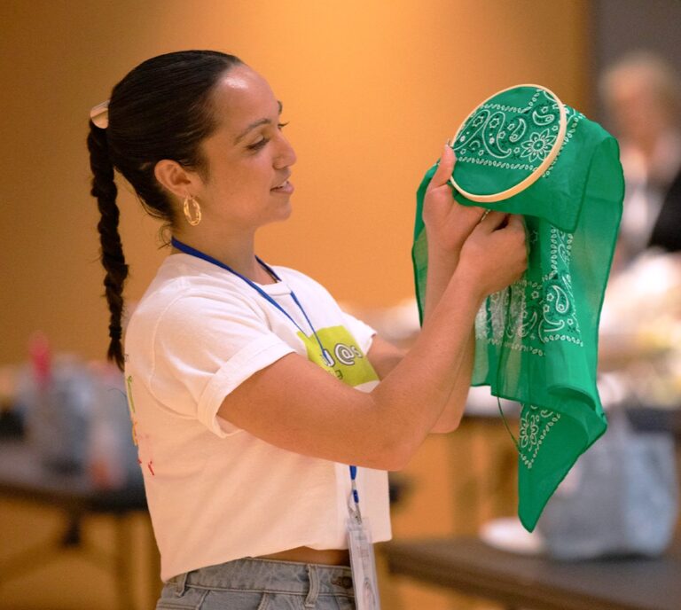 Embroidery for Wellness with Megan Burke. Megan Burke