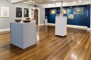 Gallery, "The Art of Mending," 2022. Brick Store Museum