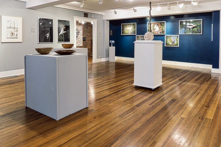 Gallery, "The Art of Mending," 2022. Brick Store Museum