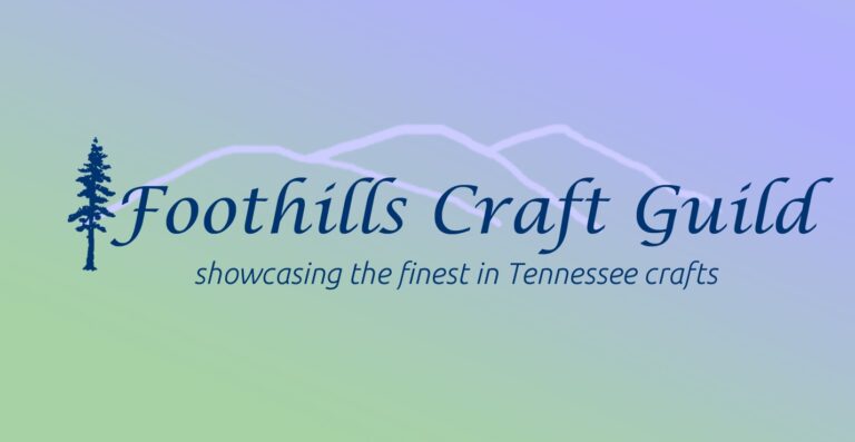 Foothills Logo w/tag line. Foothills Craft Guild