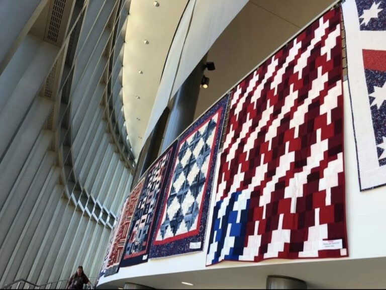 Quilts of Valor at National Quilting Day. Sheila Green Quilts of Valor at National Quilting Day. Sheila Green