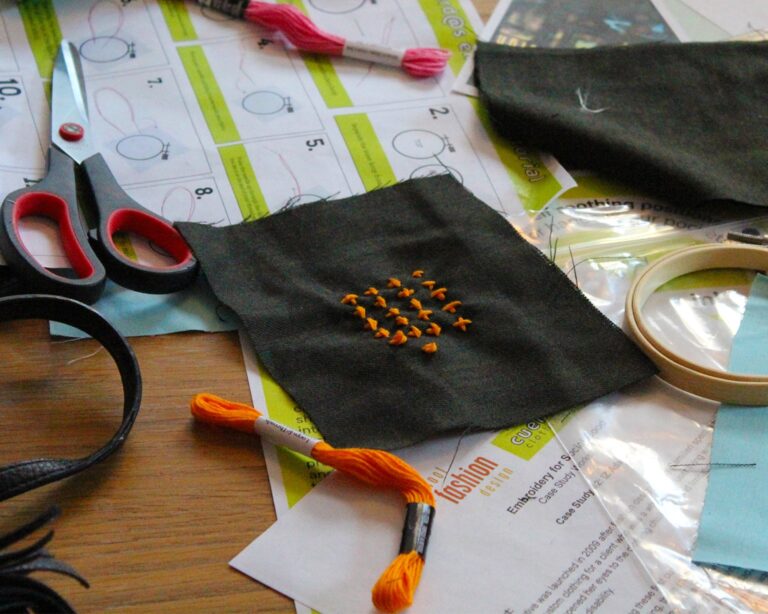 Embroidery workshop. School of Fashion Design Embroidery workshop. School of Fashion Design