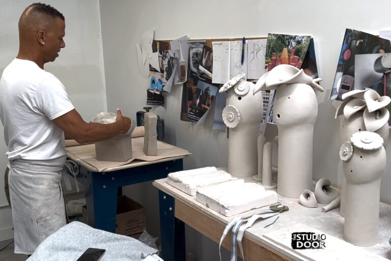 The Studio Door • Art Gallery and Artist Studios (San Diego, CA): Artist Brian Hicks. Courtesy of The Studio Door