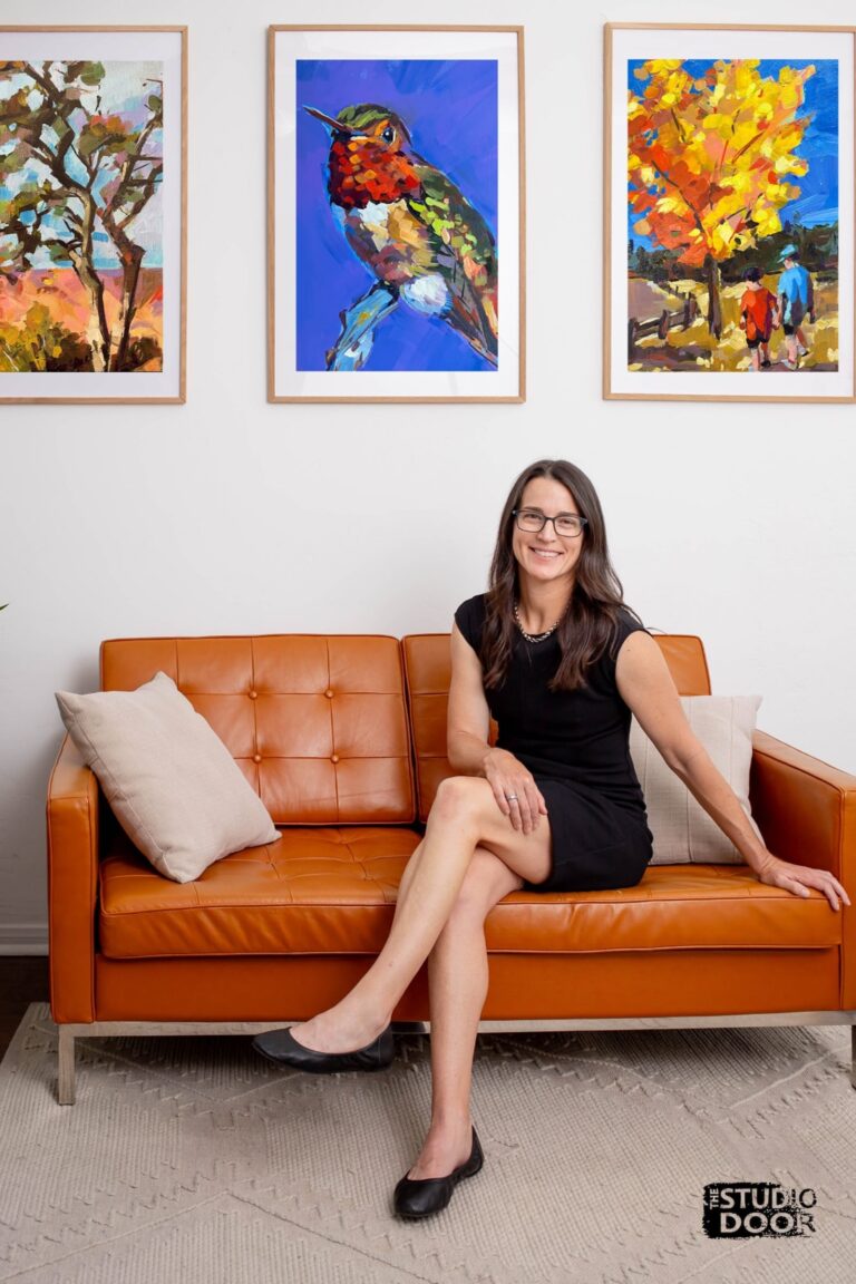 The Studio Door with Painter Laura Green. Courtesy of The Studio Door