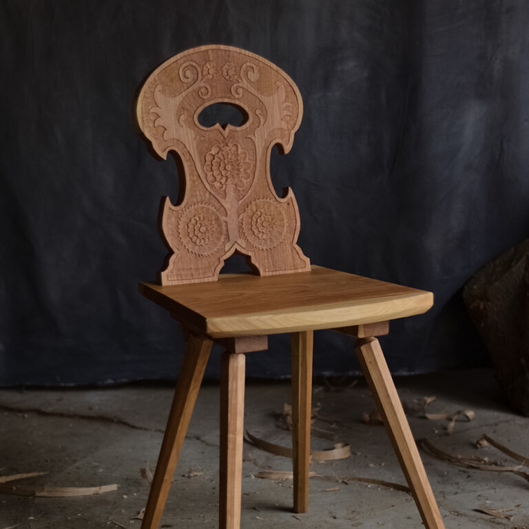 Brettstuhl. Vesterheim