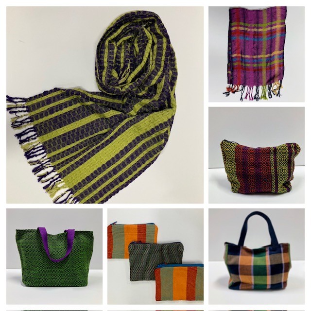 An assortment of handwoven products created by the talented weavers at Arlington Weaves Etc. Emily Wroten An assortment of handwoven products created by the talented weavers at Arlington Weaves Etc. Emily Wroten