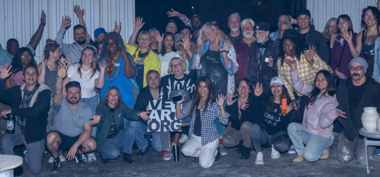 VETART open house participants. Stuart Gaiber