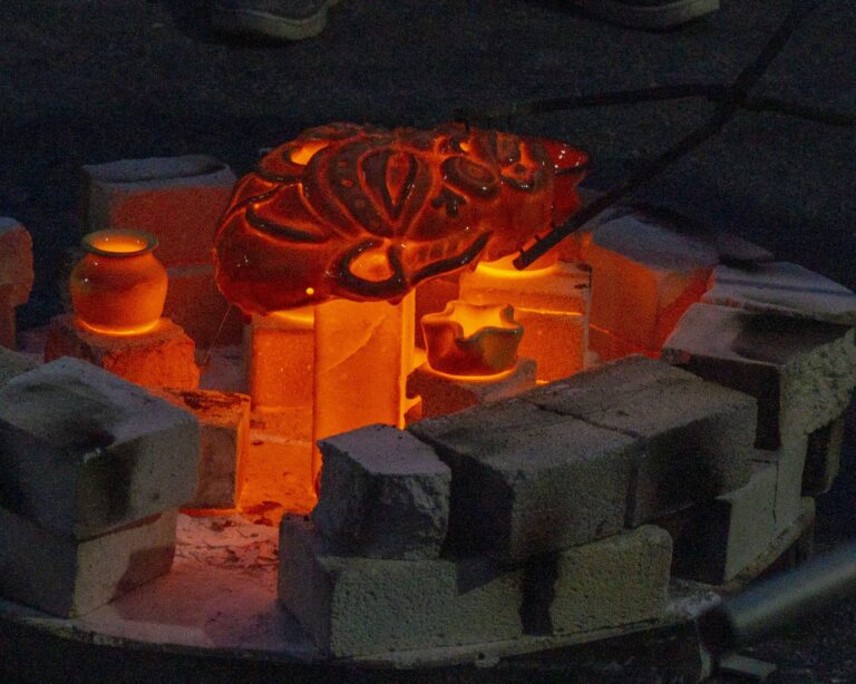 VETART open house in Vista California with Image of mask by Reginald Green. Stuart Gaiber