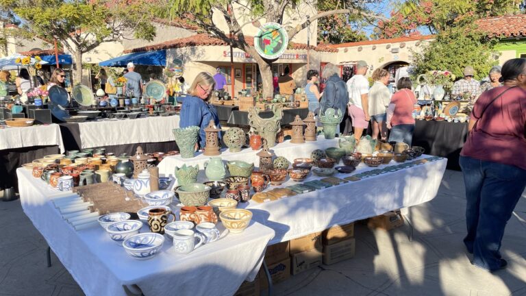 Members selling at our semiannual patio show. Li Chen