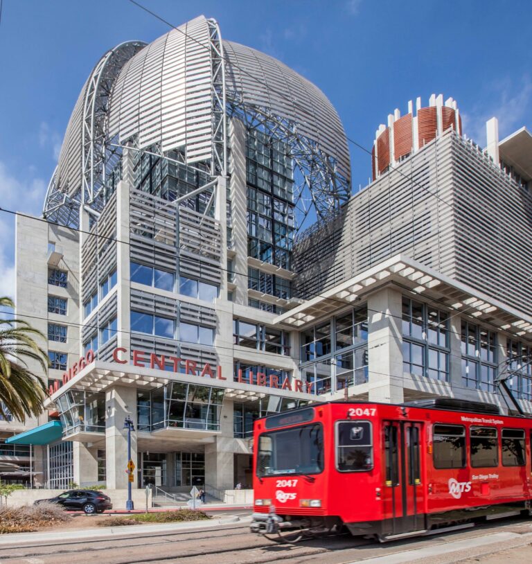 Architectural image of San Diego Public Library. City of San Diego