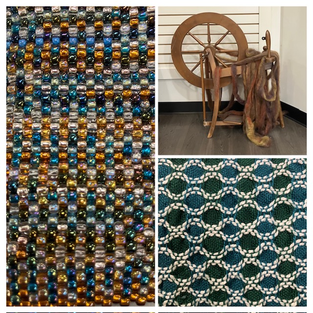 Come join us for an exciting week of stitching, spinning, dyeing, and beading. With more to come! Emily Wroten