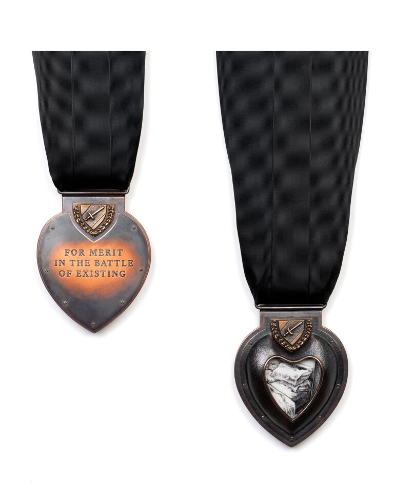 David Harper Clemons, "In the Service of Living: Black Hearts Medals". Credit: Artist