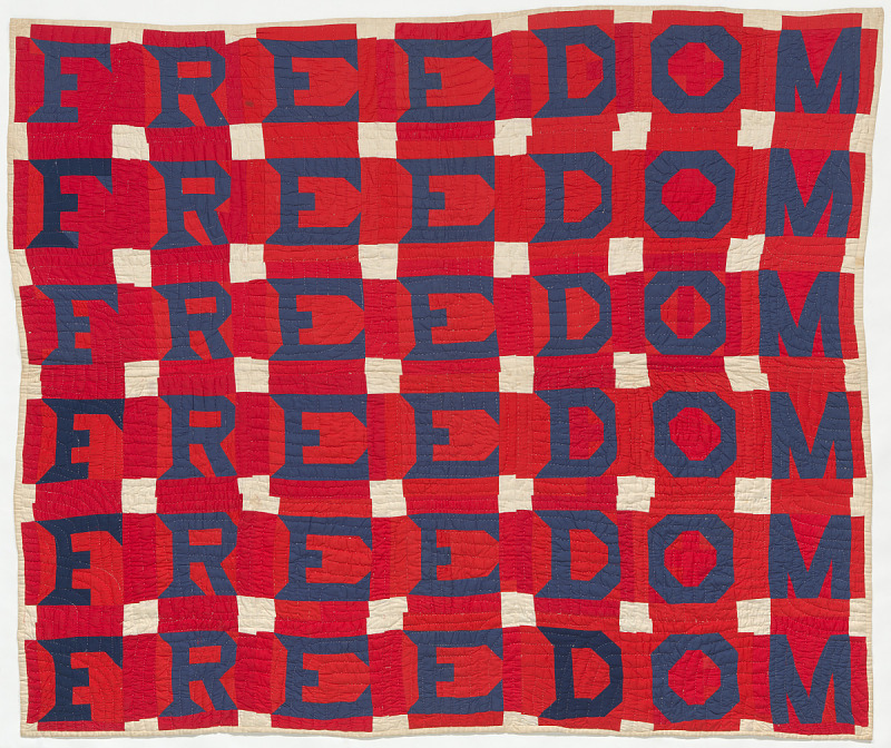 “Freedom Quilt” Jessie Telfair In the collection of the Smithsonian National Museum of African American History and Culture. Image Courtesy of Instructor