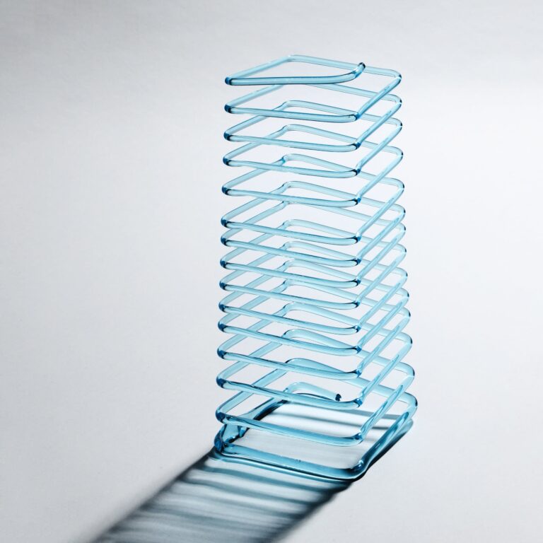 Don Friel, Jacob's Ladder, 1998. courtesy Wheaton Arts and Cultural Center, Millville, NJ.