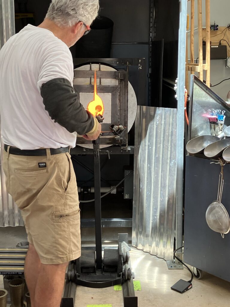 Glassblowing at Fine Line. Fine Line Staff