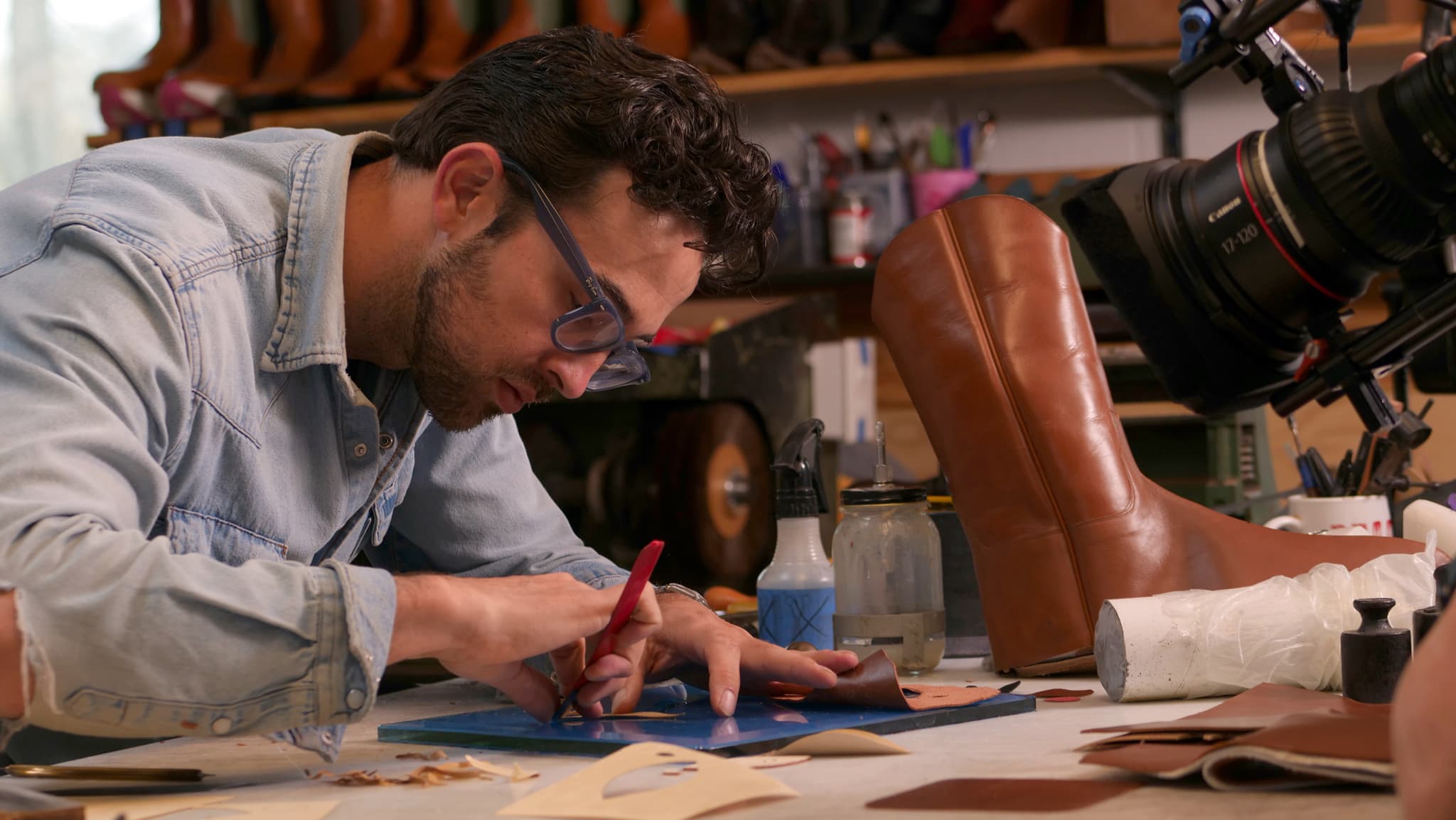 Bootmaker Graham Ebner. Denise Kang photography