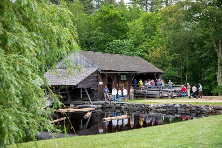 Water Powered Sawmill Demonstrations. Sanborn Mills Farm