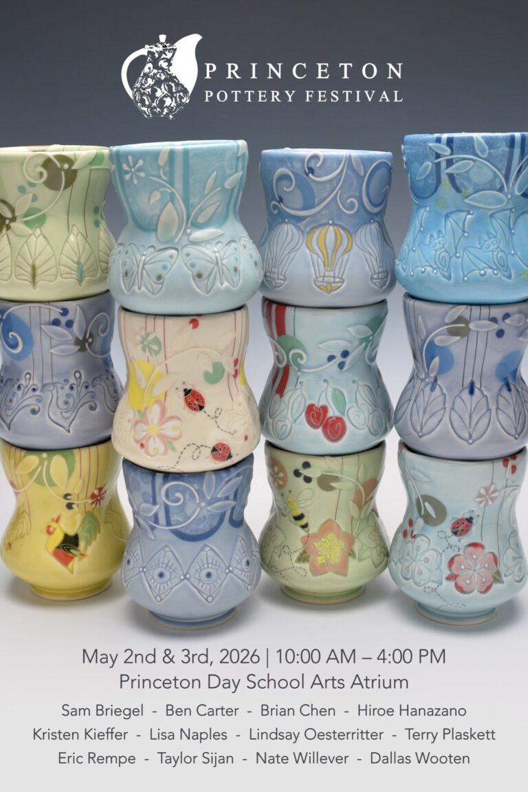 Line up for the 2026 Princeton Pottery Festival. Kristen Kieffer