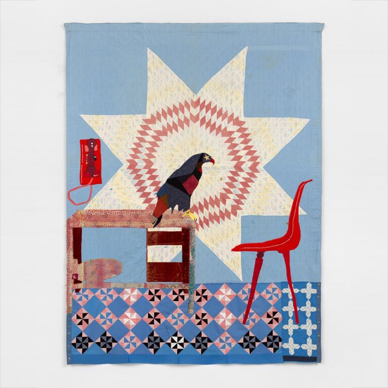 Jesse Krimes, Red Eagle, 2020. © Jesse Krimes. Courtesy of the artist and Jack Shainman Gallery, New York.