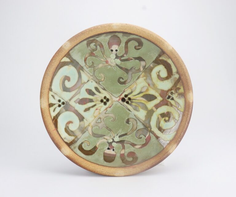 Ceramic plate by Ken Sedberry. Ken Sedberry