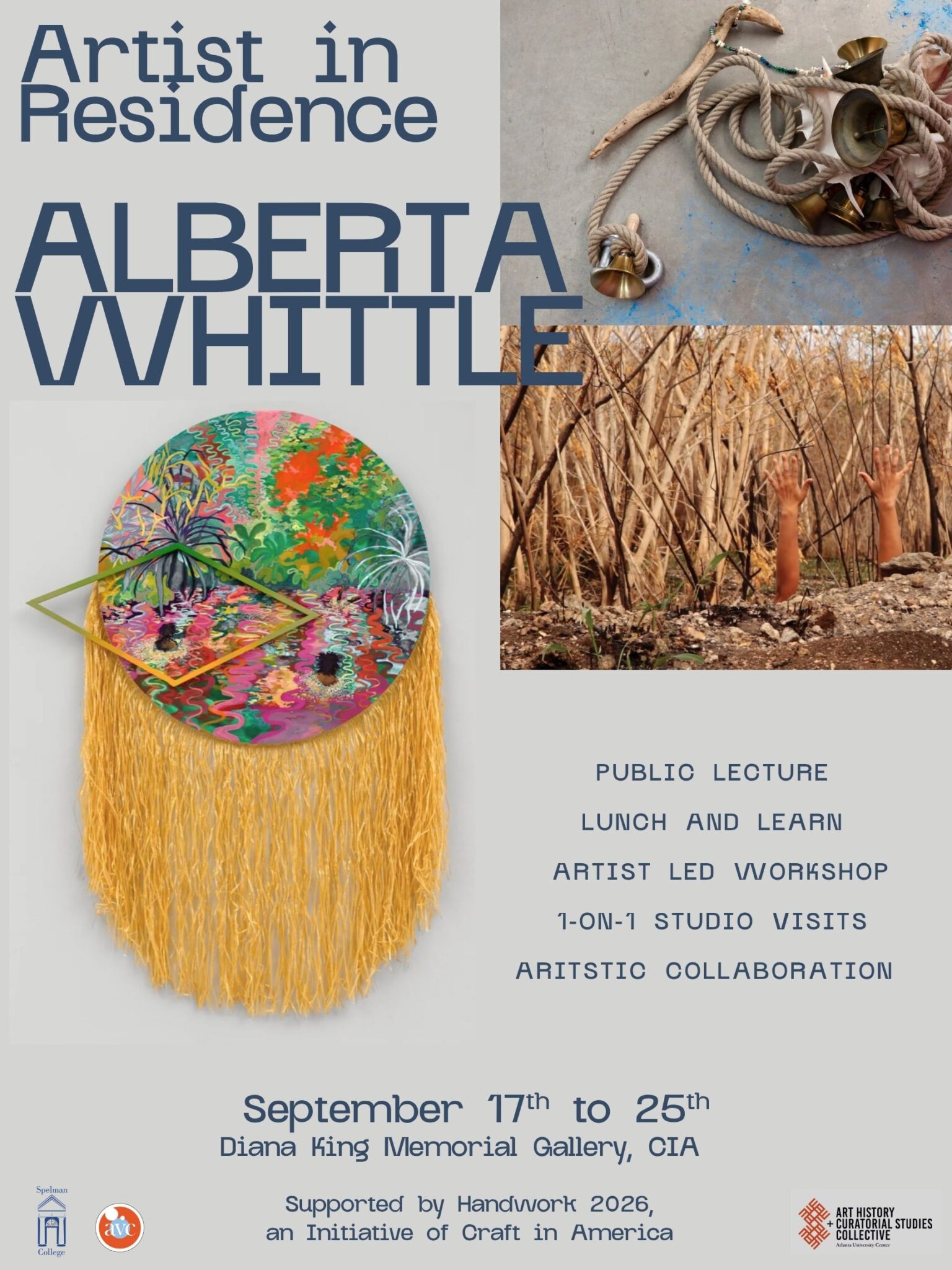 Artist in Residence, Alberta Whittle. Courtesy of Alberta Whittle Studio and Spelman College