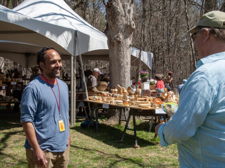 Image of Host Peter Jadoonath and long time supporter Tom Arneson