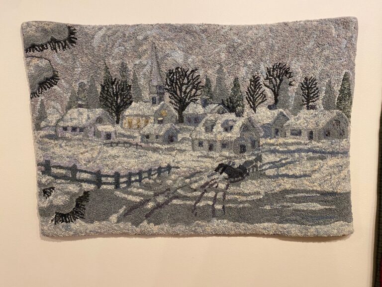 Snow Scene by Lisanne Miller. Brick Store Museum