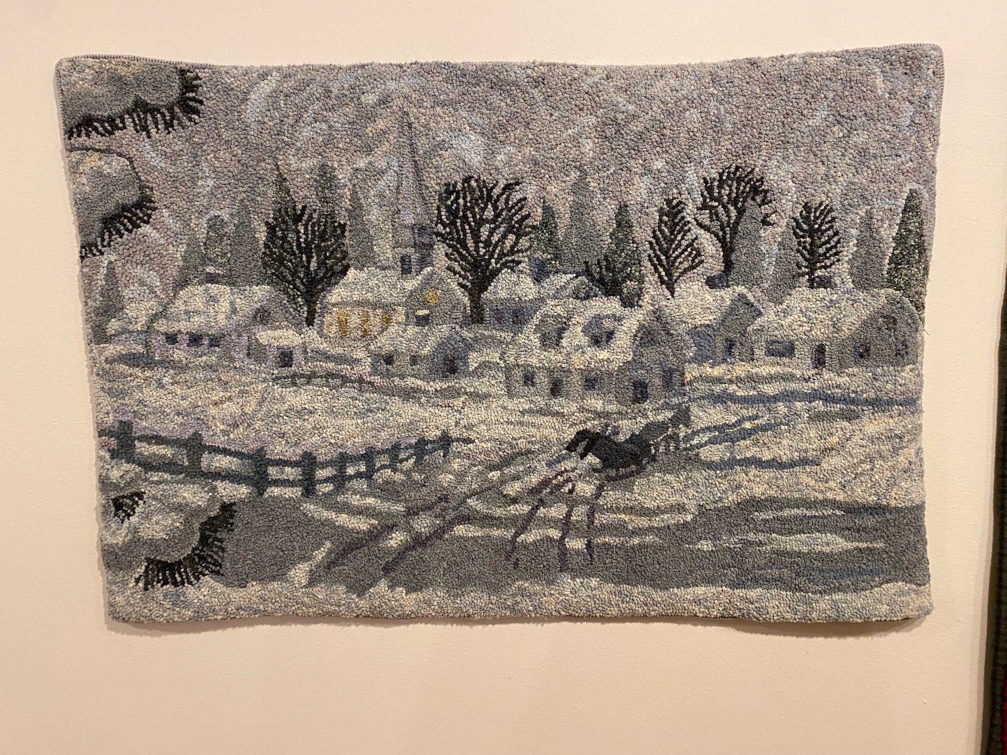 Snow Scene by Lisanne Miller. Brick Store Museum